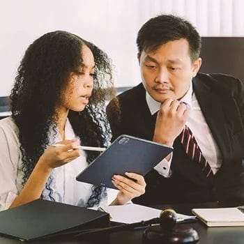 A company owner consulting a Michigan Registered Agent