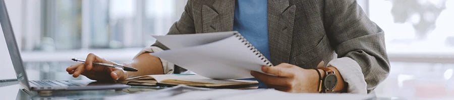A business owner changing registered agents