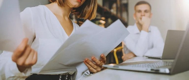 A person getting help in forming an LLC in Nevada