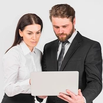 A registered agent in person