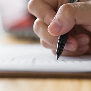 Filing for a reservation form