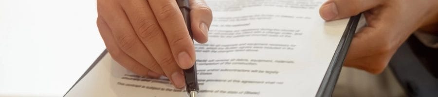 Person signing a form to change their Nebraska registered agent